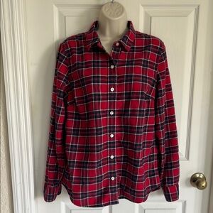 Vineyard Vines Red Plaid Button Down Shirt